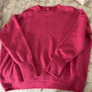 Hot pink sweater